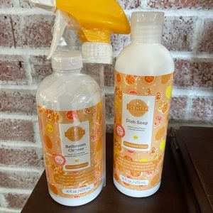 Scentsy sunkissed citrus bathroom cleaner and dish soap